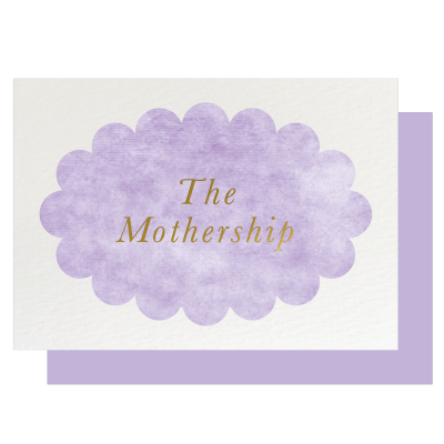 Scallop Oval The Mothership Lilac