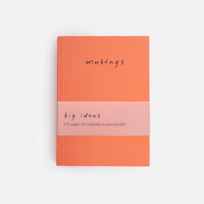 Orange A6 Softback Notebook|Caroline Gardner