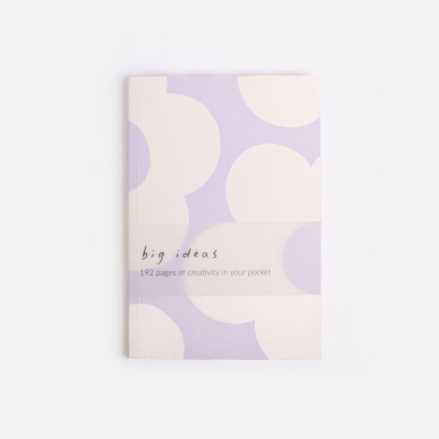 Lilac Flower A6 Softback Notebook|Caroline Gardner