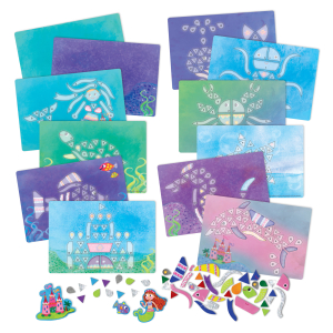 Mermaid Island Sparkle Mosaics Learning|Peaceable Kingdom