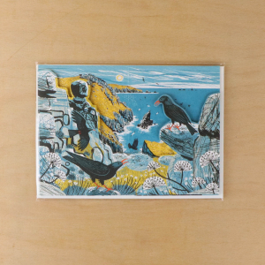 Mayon Cliff Choughs Die Cut|Art Angels