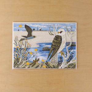 Goonhilly Red Footed Falcons Die Cut|Art Angels