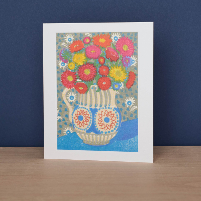 Asters In Bloomsbury Jug|Art Angels