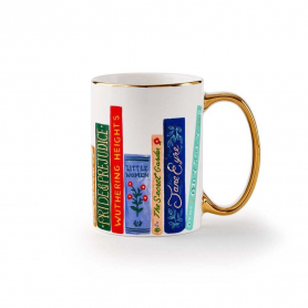 Book Club Porcelain Mug-16 oz|Rifle Paper