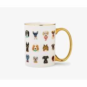 Dog Days Porcelain Mug|Rifle Paper