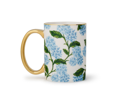 Hydrangea Porcelain Mug|Rifle Paper