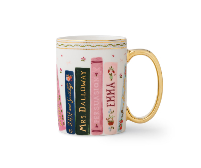 Ladies Night Book Club Porcelain Mug|Rifle Paper