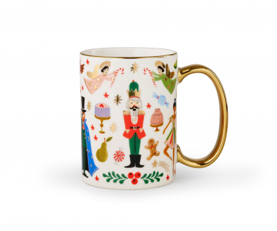 Nutcracker Porcelain Mug-16 oz|Rifle Paper