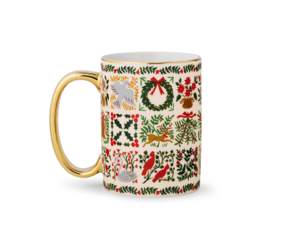 Christmastide Porcelain Mug|Rifle Paper