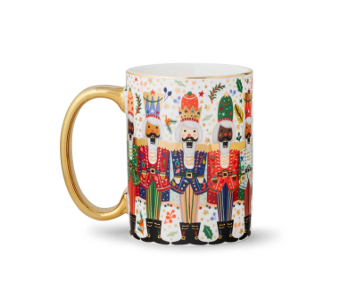 Nutcracker Brigade Porcelain Mug|Rifle Paper