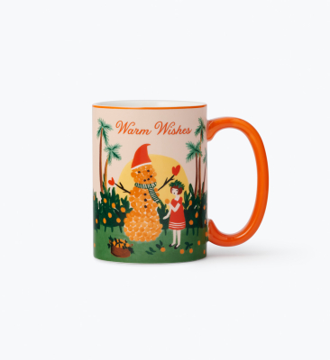 Warm Wishes Porcelain Mug|Rifle Paper