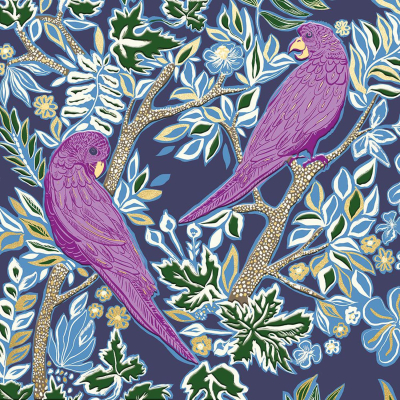 Parrots Purple