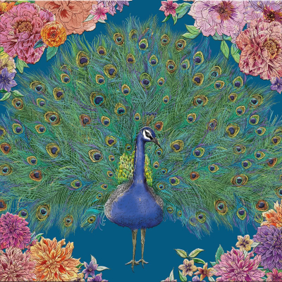 Peacock And Rose