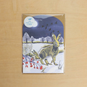 Winter Hares Die Cut|Art Angels
