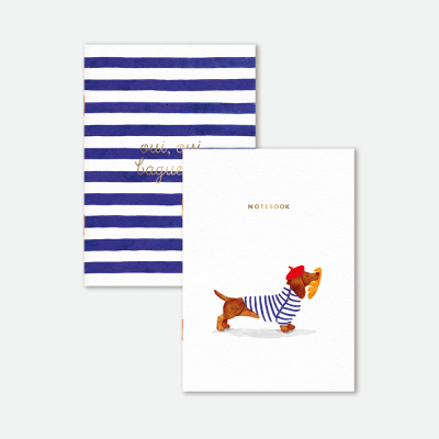 Oui Baguette Pocket Duo Notebooks A6|All The Ways To Say