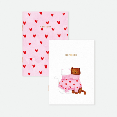 Together Cats Pocket Duo Notebooks A6|All The Ways To Say