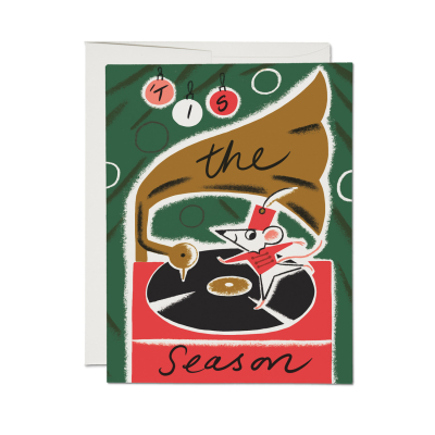 Seasons Tunes Holiday Card|Red Cap Cards