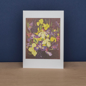 Group Of Irises And Several Inventions Notecard|Art Angels