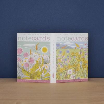 Machair And Plantain And Thrift Notecard|Art Angels
