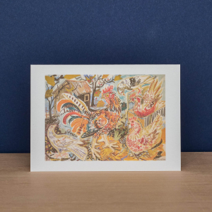 Tawny Owl And Remembered Farm Notecard|Art Angels