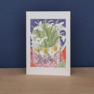 Feb 1953 Coronation Mug And Snowdrops Notecard|Art Angels