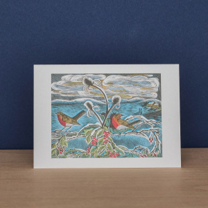 Robins Teasels And Curlew Christmas Notecard Set|Art Angels