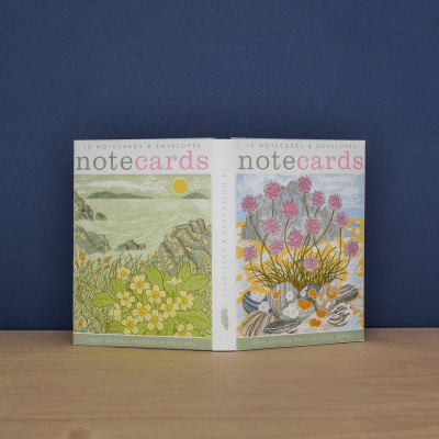 Island Primrose And Sea Pinks Notecard|Art Angels