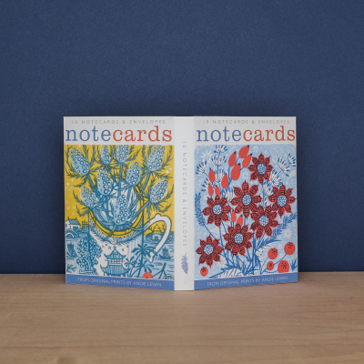 Frost Flowers And Sea Holly Notecard|Art Angels