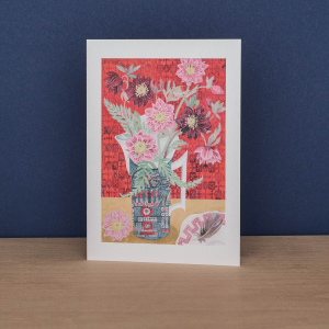 Brunnera In Cup Hellebore And Magic Jug Notecard|Art Angels