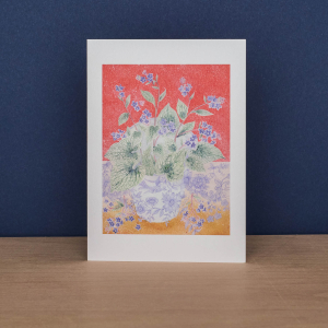 Brunnera In Cup Hellebore And Magic Jug Notecard|Art Angels