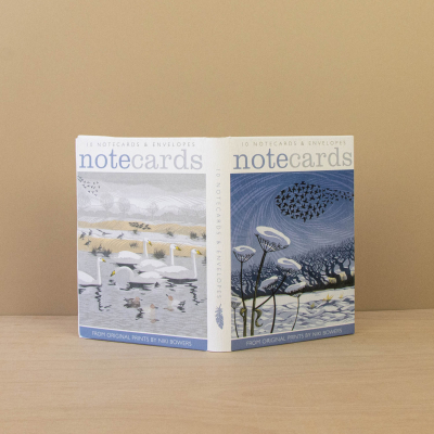 Snow Starlings And Seven Swans Notecard|Art Angels