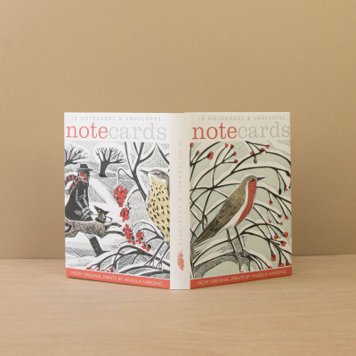 Bringing Back The Tree And Winter Thrush Notecard|Art Angels