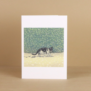 Minim In The Snow And Winter Oak Notecard Set|Art Angels