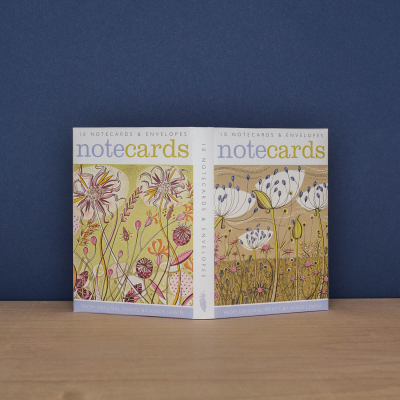 Agapanthus And Autumn Spey Notecard|Art Angels