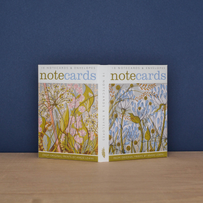 Agapanthus II And Ramsons Notecard|Art Angels