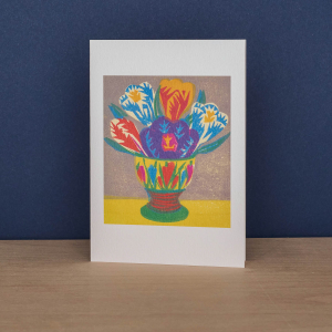 Love Mist And Crocus Egg Cup Notecard|Art Angels