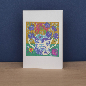 Love Mist And Crocus Egg Cup Notecard|Art Angels