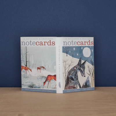 Midnight Fox And Woodland Clearing Notecard|Art Angels