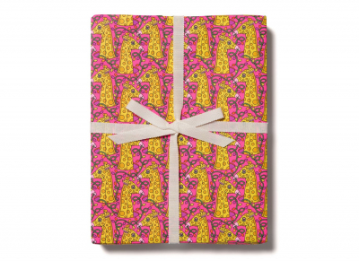 Giraffe Topper SPOT Holiday Wrap|Red Cap Cards