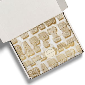 B-day Typography Spot Tissue paper|Red Cap Cards