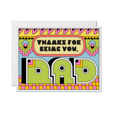 Deco Dad SPOT Fathers Day Card|Red Cap Cards