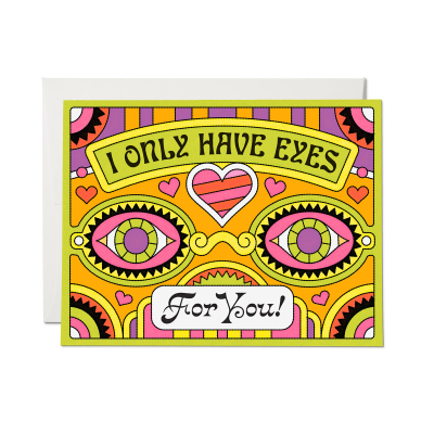Eyes For You Spot Love Card|Red Cap Cards