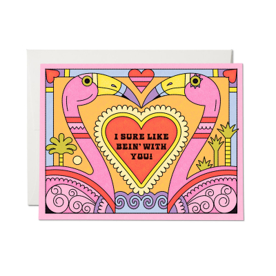 Being With You Spot Love Card|Red Cap Cards