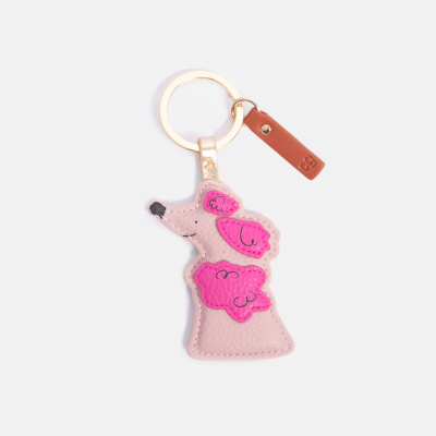 Pink Poodle Keyring|Caroline Gardner