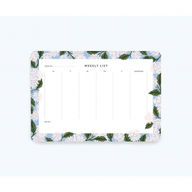 Hydrangea Weekly Desk Pad|Rifle Paper