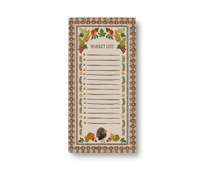 Harvest Gingham Market Pad|Rifle Paper