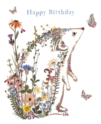 Cottage Garden Hedgehog Birthday