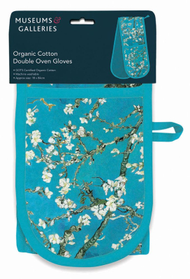 OVEN GLOVES Almond Branches In Bloom