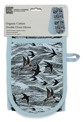 OVEN GLOVES Swallows And Sea
