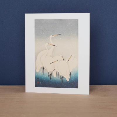 Herons In Snow|Art Angels